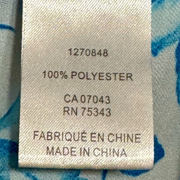 CUPCAKES & CASHMERE Ruffled Floral Rose Print Flutter Sleeve Pull On Blouse XS - Picture 8 of 8